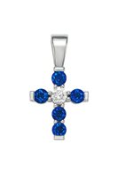 Charm Idee Preziose dal 1987 Woman in White Gold Zaffiro blu 0.25 Ct IP.CHK18B/13D - IP.CHK18B/13D